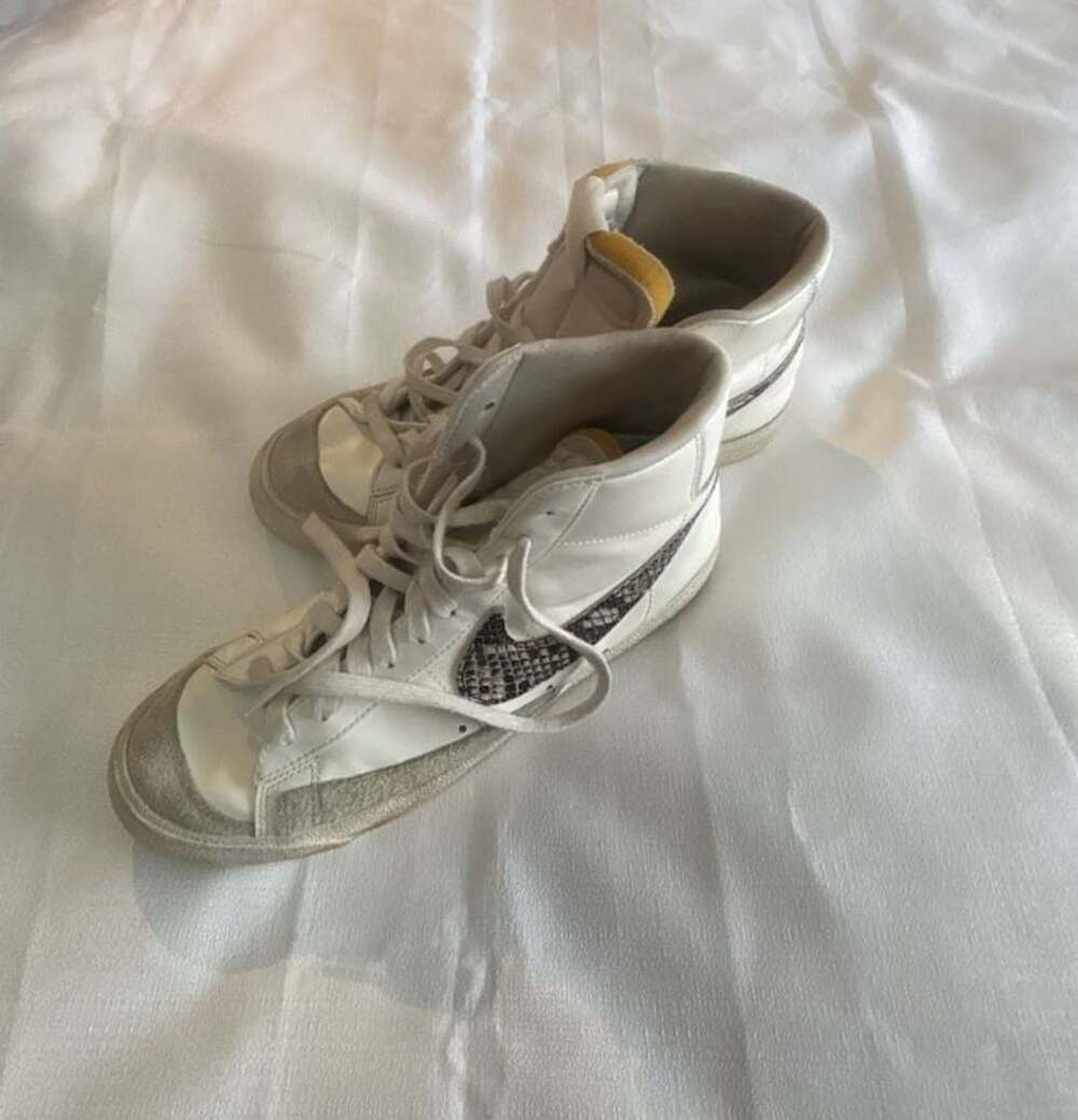Nike Blazer Mid '77 SE Snakeskin White Sail White Sneakers DA8736-100